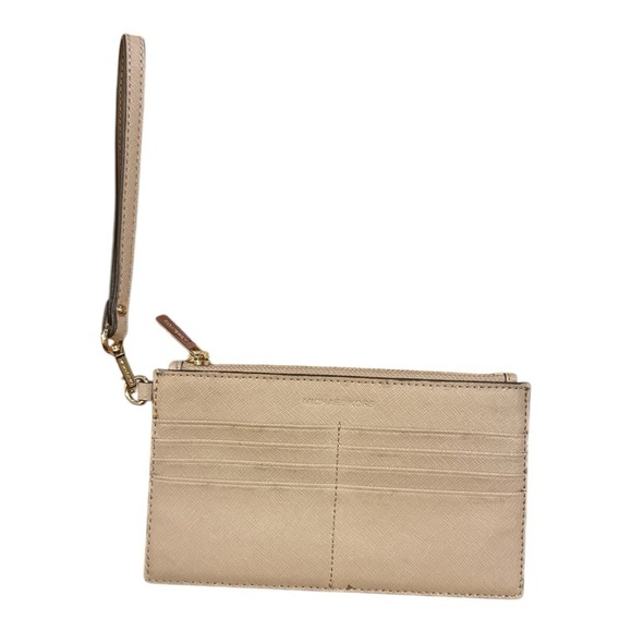 Michael Kors Handbags - MICHAEL KORS Beige Wristlet Clutch